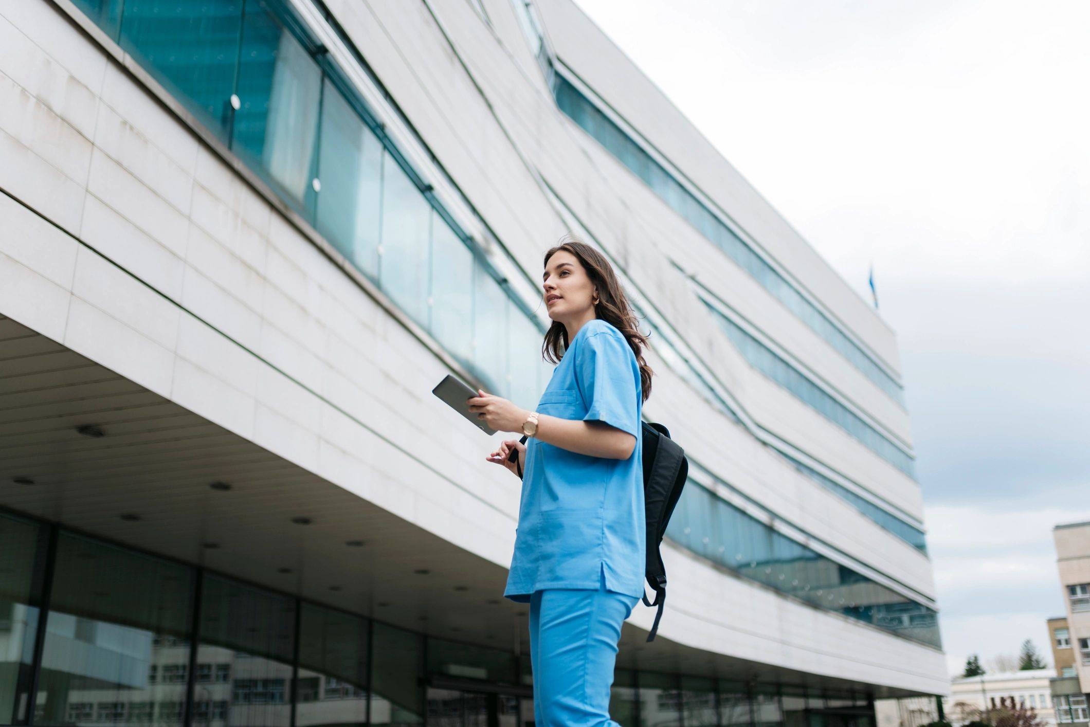 modern medical clinic exterior